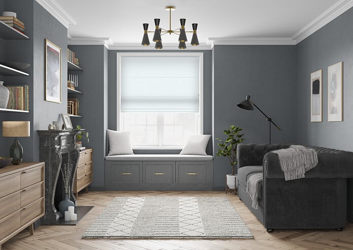 Carina, Silver - Twist&Fit Roman Blind - Image 5